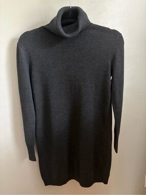 Adrienne Vittadini Dark Charcoal Turtleneck Sweater